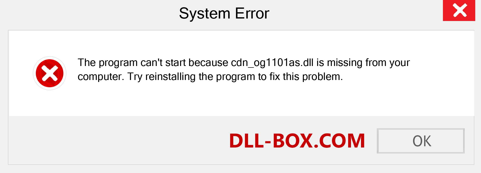  cdn_og1101as.dll file is missing?. Download for Windows 7, 8, 10 - Fix  cdn_og1101as dll Missing Error on Windows, photos, images